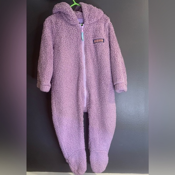 Vineyard Vines Cozy Kids One Piece in Lavender size 12-18m - Picture 1 of 4